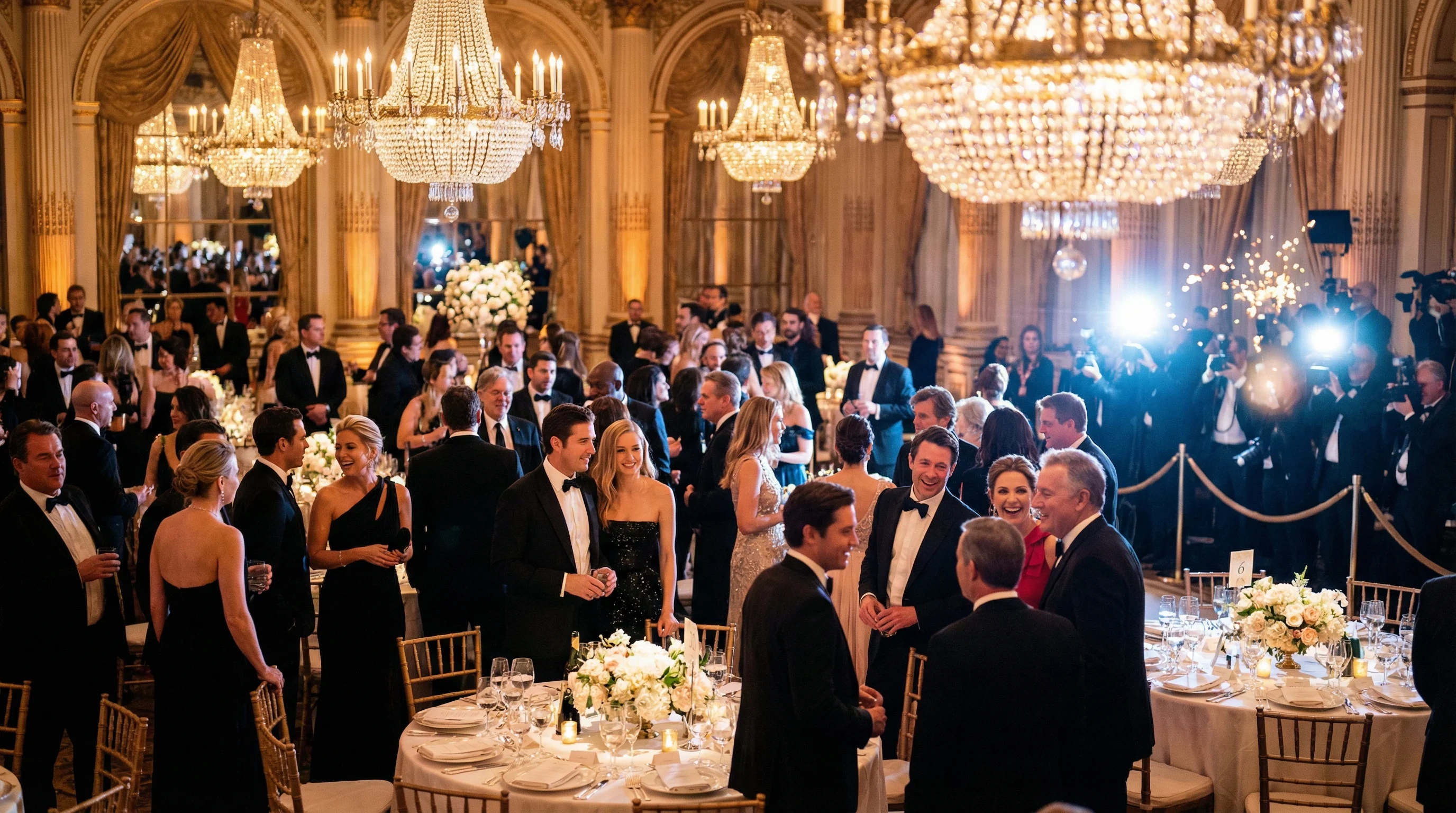 每日栏目报道的明星晚宴活动